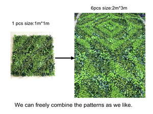 Nouvelle conception de panneau mural en herbe artificielle, <span class=keywords><strong>mur</strong></span> végétal artificiel, haie artificielle, panneaux extérieurs, clôture en herbe, <span class=keywords><strong>mur</strong></span> de <span class=keywords><strong>plantes</strong></span> artificielles - Product Image 5