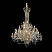 Lustre en cristal de luxe Maria Theresa personnalisé suspension Villa haut plafond mariage luminaires fournisseur