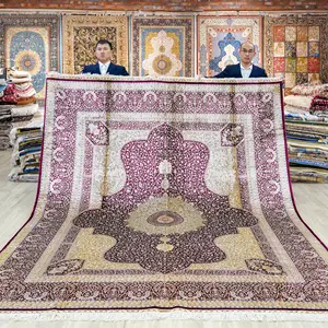 8x10ft Vintage Indian Celler Karastan Gaziantep Turkish Handmade Persian Tabriz Price Silk Carpet