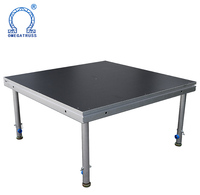 Plateforme de Scène Portable en Aluminium à Hauteur Réglable pour Événements et Salons Commerciaux – Prix Usine