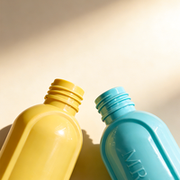 Bouteille en plastique PET avec bouchon à vis, capacité 60 ml/100 ml, impression sérigraphique couleur personnalisée OEM, modèle ZS13 pour les soins cosmétiques de la peau