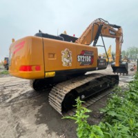 Excavadora Usada de Segunda Mano Original China SANY SY215C SY215C-9, Máquina Excavadora Hidráulica Pesada de 21 Toneladas en Venta