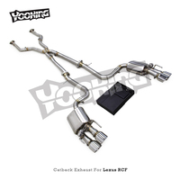 Système d'échappement à soupape de course pour Lexus RC F/RCF 5.0L 2015-2021 Sport X Pipe Sound Muffler Tuyau d'échappement en acier inoxydable avec embouts