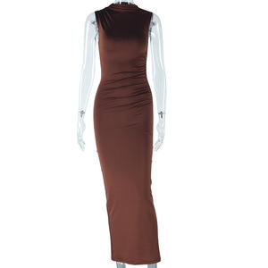 Primavera ed estate gonna lunga, abito Casual a pieghe <span class=keywords><strong>in</strong></span> vita, <span class=keywords><strong>abbigliamento</strong></span> femminile <span class=keywords><strong>in</strong></span> vendita - Product Image 1