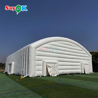 Bâche en PVC imperméable Sayok 72 pieds énorme tente de pavillon gonflable pour l'exposition de sport de fête d'événement en plein air