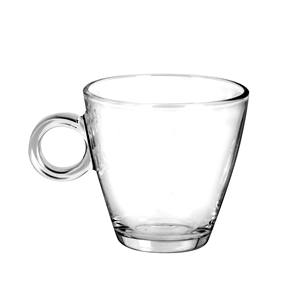 ENSEMBLE DE 3 Tasses à Café en Verre, Ligne Nadia Cappuccino, 18cl, Transparentes - Product Image 1