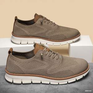 Nouvelles chaussures décontractées pour hommes, tendance, en tissu tissé, semelle souple, respirantes et confortables, chaussures de sport pour hommes - Product Image 3