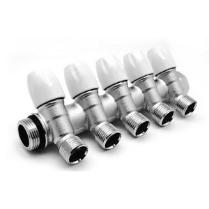 Collettore Lineare con 5 Rubinetti di Chiusura 3/4 X 1/2 per Sistemi Idraulici - Product Image 1