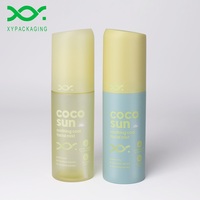 Xypackaging Conteneurs de bouteilles d'emballage vides en plastique PET givré de 100ml 3.4oz