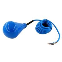 CHENF Nouveau design Capteur automatique en plastique pour réservoir d'eaux usées, contrôleur de niveau d'eau pour milieux liquides / Interrupteur à flotteur bleu en forme de goutte