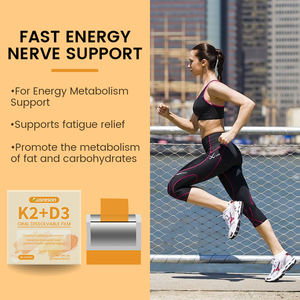 Tiras Orales de Vitamina K2+D3 OEM ASAP, Suplemento para la Salud Ósea, Calcio, Magnesio, Zinc, Se Disuelven Rápidamente, Tiras Orales de Vitamina K2+D3 - Product Image 2