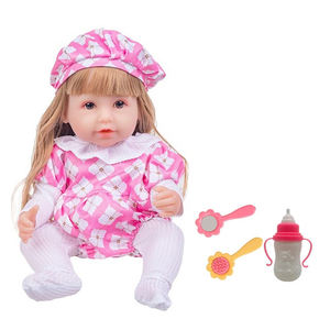 <span class=keywords><strong>Muñecas</strong></span> <span class=keywords><strong>para</strong></span> niños, juguetes <span class=keywords><strong>para</strong></span> <span class=keywords><strong>niñas</strong></span>, simulación de llanto, risa, muñeca Reborn de 14 pulgadas con espejo de Peine - Product Image 3