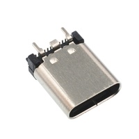 Conector USB vertical tipo C de 24 pines hembra 3.1