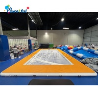 Jeu de sports nautiques de luxe, piscines flottantes gonflables, piscines gonflables pour la mer, plateforme de baignade