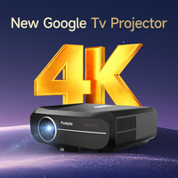 Projecteur GTV le plus récent, NFC, 1900 ANSI, haute luminosité, mise au point automatique, bureau, home cinéma, couvercle d'objectif électrique, LED portable 4K