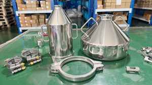 2*8 Zoll Edelstahl Tri Clamp Ferrule End Sanitär rohr Fitting Spulen rohr mit Flansch - Product Image 4