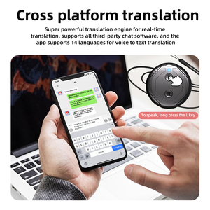 Traducteur intelligent modèle 2026 : Compact, portable, interprète vocal multilingue en temps réel avec IA pour une conversation instantanée - Product Image 4