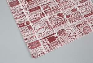 Wholesale Greaseproof Print Sheets for Bakery Food Wrapping and Takeaway Packaging Custom <b>Printed</b> <b>Paper</b> Sheets for Sandwich - Product Image 2