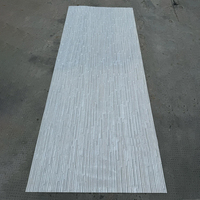 Panneaux décoratifs muraux en pierre, ligne carrée flexible et moderne, carreaux de mur en briques coupés à la taille voulue pour la décoration de magasins d'hôtels