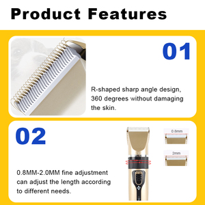 Bestseller individuelle elektrische Schieber Hund Haustier Haarschneider Schneider Rasierer Pflege - Product Image 4
