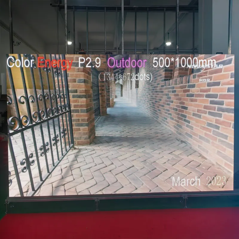 Красочный энергетический наружный водонепроницаемый 500x500 мм светодиодный видео настенный рекламный щит P4.8 светодиодный рекламный экран Аренда светодиодный экран