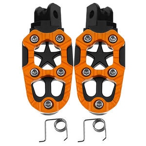 Reposapiés de motocicleta de servicio pesado para clavijas de pie <span class=keywords><strong>Harley</strong></span> Diseño de aventura de aluminio CNC para uso todoterreno - Product Image 6