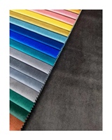 Tapisserie d'ameublement en velours hollandais californie tissu uni pour textile de canapé