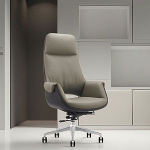 Sedia Direzionale Ergonomica Moderna in Pelle con Cuscino Spesso e Funzioni Regolabili per Lunghe Sessioni di Lavoro - Product Image 4