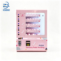 Máquinas Expendedoras Pequeñas con Sistema de Pago por Código QR, 3 Selecciones, para Toallas Sanitarias, con Pantalla LED y Función SDK