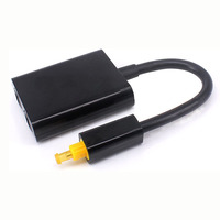 Câble adaptateur de commutateur de répartiteur audio optique numérique à fibre optique Toslink 1 à 2