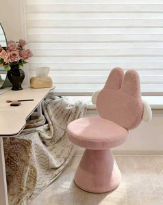Fauteuil d'appoint en peluche blanc pour enfants, chaise de lecture douce pour chambre et salon - Product Image 4