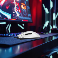 Mouse Gaming Super Ringan 38g Isi Ulang 2.4G Nirkabel Berkabel 8K untuk Gamer PC Orientasi Tangan Kanan Harga Pabrik