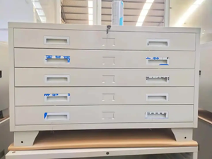 Multi-Drawers Modern Metal A0/A1 Size File Cabinet for Workshop and Home <strong>Office</strong> Paper/<strong>Drawing</strong>/Map Storage - Product Image 4