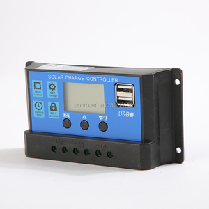 Sudan 10A 20A 30A năng lượng mặt trời sạc điều khiển 12V 24V với USB Battery charge PWM 10A 20A 30A LED đầy đủ bảo vệ - Product Image 2