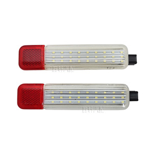 <b>Door</b> Courtesy <b>Light</b> Halogen And Led Red White For Chevrolet Gmc Cadillac 95 07 Models Interior Trim Panel Lighting - Product Image 3