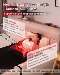 Kantong Tidur Terapi Cahaya Merah LED 2570 Baru untuk Pereda Nyeri Tangan dan Seluruh Tubuh Panjang Gelombang Ganda 660nm & 850nm - Product Image 5