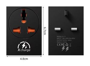 Wholesale Wall Chargher <b>Adapter</b> <b>Plug</b> Converter 3 Pin <b>Plug</b> 6A Multi-port <b>Plug</b> with Indicator Light - Product Image 5
