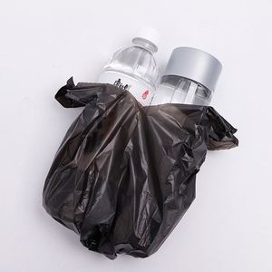 5 Rollos de Bolsas de Basura Biodegradables de PET, Bolsas Negras Desechables para Excremento de Perro con Asas Fáciles de Transportar, Hechas de Plástico - Product Image 4