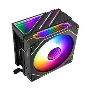 Enfriador de CPU de Escritorio con 4 Tubos de Calor, Ventilador RGB de 4 Pines para 1700, Enfriador de Rodamiento Líquido de 120 mm con Control Inteligente de Temperatura para <span class=keywords><strong>I5</strong></span> - Product Image 1