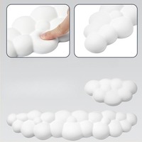 Repose-poignets pour clavier et tapis de souris avec support pour le poignet, tapis de souris ergonomiques en cuir PU, mousse à mémoire de forme pour soulager la douleur