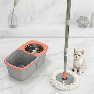 2026 Nuevo Sistema de Limpieza y Secado Rápido para el Hogar 360 °   Mopa Giratoria con Doble Cubeta - Product Image 1