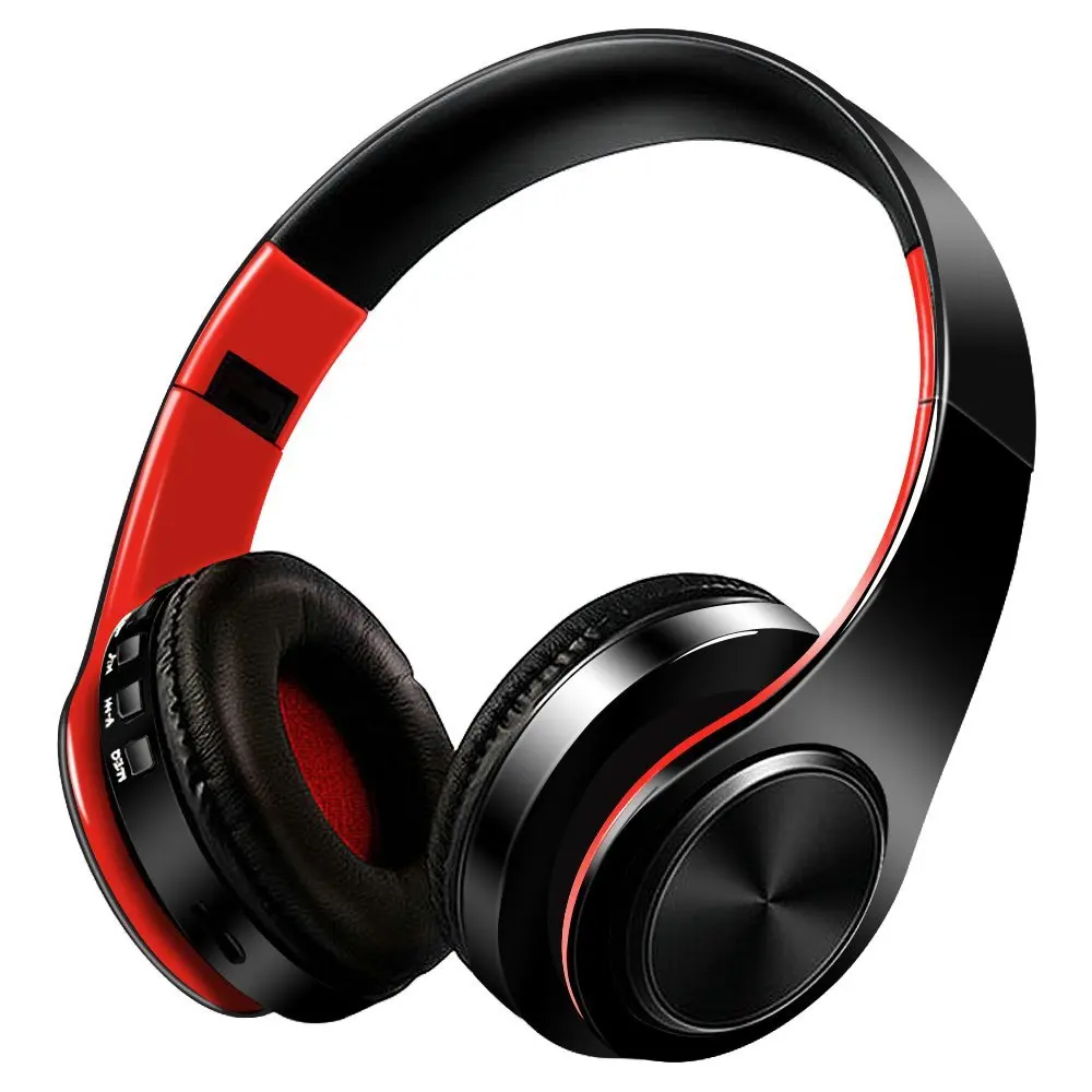 D422 Wireless Bluetooth Headphone Stereo Music Headset With Mic Fm Radio SD Card Aux slot Mp3 Player
