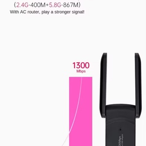 Dual Band 11AC WiFi Ethernet Adapter 1200Mbps <b>Network</b> <b>Card</b> with Dual Antenna - Product Image 2