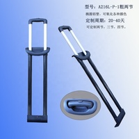 Poignée de chariot, accessoires de bagages, roues de valise en plastique noir Zl 4d roues de sac chine bagages voyage couverture en plastique CN;GUA