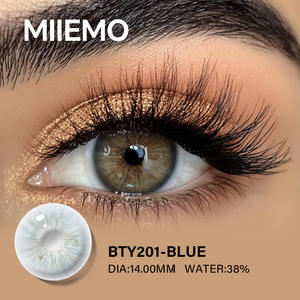 최고 품질 도매 14.00mm 컬러 렌즈 그레이 소프트 컴포트 컬러 콘택트 렌즈 - Product Image 1