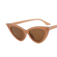 Nouvelles Lunettes de Soleil Femme 2026 Style Européen-Américain, Monture Fine Tendance, Protection UV400, Forme Œil de Chat, Monture Complète