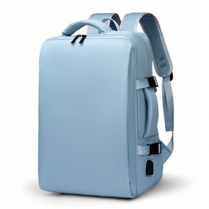 Cross-Border 15.6 Inch Large Capacity <b>Backpack</b> Men and Women's Lightweight Travel Bag for Business or Leisure Polyester Lining - Product Image 1