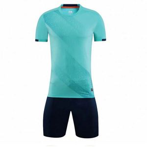 Factory Wholesale Plus Size <b>Green</b> Football Training Uniform Kits 100% Polyester Quick Dry Breathable 220G Unisex High Quality - Product Image 4
