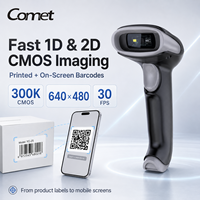 Escáner de Código de Barras Inalámbrico 2D OEM ODM, Lector de Códigos QR 1D 2D 2.4G para Punto de Venta, Inventario de Almacén, Marca Privada