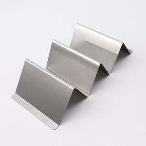 Soporte para Tacos <span class=keywords><strong>Mexicanos</strong></span> de Acero Inoxidable al por Mayor, Bandeja Ondulada para Panqueques y Tartas, Utensilio de Repostería y Cocina - Product Image 5